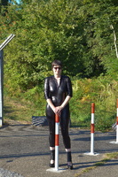 Hot Milf. Catsuit By The Gate Free Pic 6