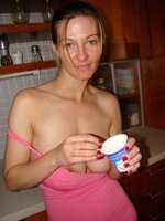 Vanessa. Messy In My Pink Lycra Dress Free Pic 6