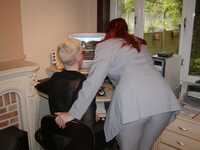 Tiffany Pearl. Lesbo Secretary Training Pt1 Free Pic 7
