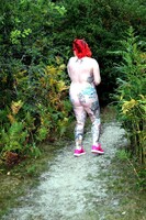 Mollie Foxxx. Mollie Foxxx Flashing In The Forest Free Pic 20