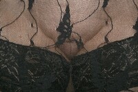 Sugarbabe. Toying my pussy in hot black nylon Free Pic 1