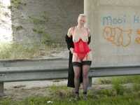 Tiffany Pearl. Underpass Exhibitionist Free Pic 6