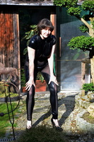 Hot Milf. Outdoors In MY Wetlook Bodystocking Free Pic 5
