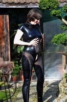 Hot Milf. Outdoors In MY Wetlook Bodystocking Free Pic 15