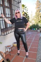 Melody. Shiny Leather Trousers & Guitars Pt1 Free Pic 2