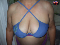 Busty Bliss. Busty Bliss's Blue Biki Bangin Big Boobs! Free Pic 7