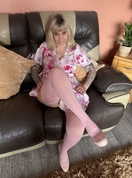 Inked MILF. Pink Hearts and Stockings Free Pic 3