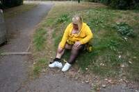 Lexie Cummings. Flashing Outside & Removing My Stockings Free Pic 5