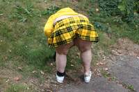 Lexie Cummings. Flashing Outside & Removing My Stockings Free Pic 9