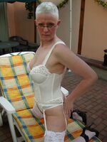 Tiffany Pearl. White Lingerie Free Pic 6
