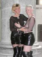 Tiffany Pearl. Lesbo PVC Lovers Free Pic 2