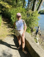 Lil Ms Muffet. Getting dirty down by the river. Free Pic 1