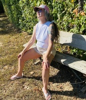 Lil Ms Muffet. Getting dirty down by the river. Free Pic 15