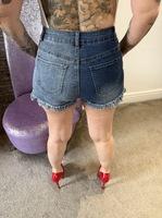 Inked MILF. Hot Denim Shorts and Killer Heels Free Pic 2