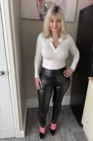 Inked MILF. Pink and PVC Free Pic 1
