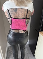 Inked MILF. Pink and PVC Free Pic 6