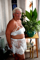 Princess Peachy. White Lingerie Free Pic 1