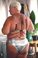 Princess Peachy. Silver Tassle Bikini Strip Free Pic 5