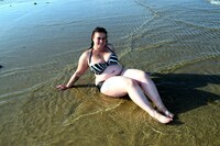 Cheeky Dee. Naked at the beach Free Pic 12