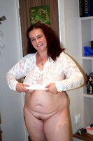 Cheeky Dee. Cheeky Dee strips out of white boddy suit Free Pic 12