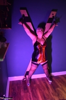 Princess Peachy. Strapped To The St. Andrews Cross Free Pic 2