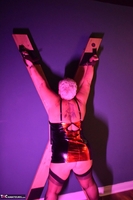 Princess Peachy. Strapped To The St. Andrews Cross Free Pic 7