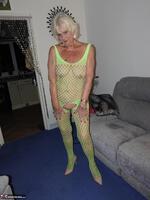 Sparkle. Wearing a bright yellow crutchless yellow body suit.  Free Pic 7