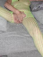 Sparkle. Wearing a bright yellow crutchless yellow body suit.  Free Pic 20