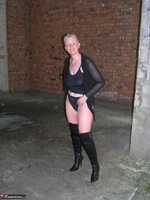 Tiffany Pearl. Urban Decay Thigh Boot Flashing Free Pic 6