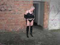 Tiffany Pearl. Urban Decay Thigh Boot Flashing Free Pic 7