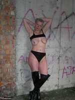 Tiffany Pearl. Urban Decay Thigh Boot Flashing Free Pic 10