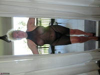 Barby. Sheer Black Dress Free Pic 1