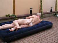 Tiffany Pearl. Lesbo Fun With Angel Eyes On The Blow Up Matress Pt1 Free Pic 5