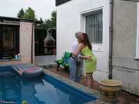 Tiffany Pearl. Naked Lesbo Pool Games With Angel Eyes Pt1 Free Pic 1