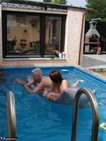 Tiffany Pearl. Naked Lesbo Pool Games With Angel Eyes Pt1 Free Pic 12