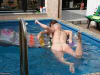 Tiffany Pearl. Naked Lesbo Pool Games With Angel Eyes Pt1 Free Pic 14