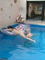 Tiffany Pearl. Naked Lesbo Pool Games With Angel Eyes Pt1 Free Pic 19