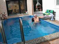 Tiffany Pearl. Naked Lesbo Pool Games With Angel Eyes Pt2 Free Pic 1