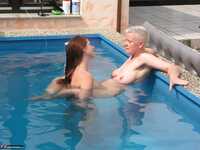 Tiffany Pearl. Naked Lesbo Pool Games With Angel Eyes Pt2 Free Pic 5
