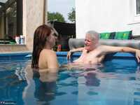 Tiffany Pearl. Naked Lesbo Pool Games With Angel Eyes Pt2 Free Pic 6