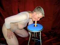 Tiffany Pearl. Extreeme Dildo Stool Free Pic 5