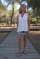 Marta Style. Flashing my hairy pussy Free Pic 1