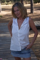 Marta Style. Flashing my hairy pussy Free Pic 2