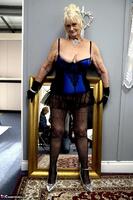 Sparkle. GILF Sparkle strips out of her lingerie Free Pic 12