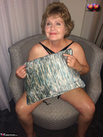 Busty Bliss. Black Lace Up & Mesh Latex Sex Free Pic 7