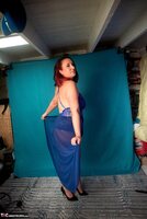 Sara Banks. Photo Shoot In Blue Free Pic 10