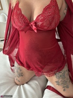 Inked MILF. Getting Ready For Bed Free Pic 6