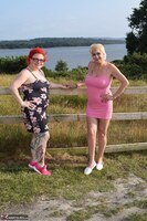 Mollie Foxxx. Mollie & Dimonty Flashing In The Countryside Free Pic 3