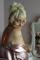 Sparkle. Orange Lingerie Tits and Pussy Free Pic 7