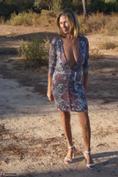 Marta Style. Naked mature MILF flashing outdoors Free Pic 1
